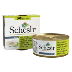 10x Hondenvoer Kip - Appel 150 gr^Schesir Online