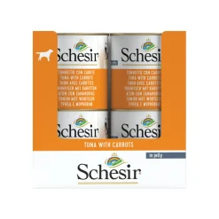 16x Hondenvoer Tonijn Wortel in Gelei 285 gr^Schesir Outlet