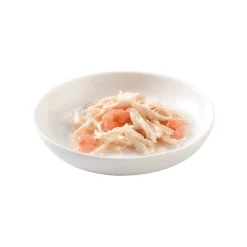 Kattenvoer<Schesir 12x Kattenvoer Garnaal in Bouillon 70 gr