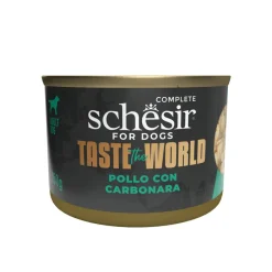 Hondenvoer<Schesir 8x Taste The World Hond Kip & Carbonara 150 gr