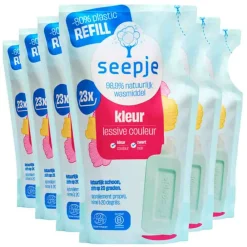 Sale 6x Vloeibaar Wasmiddel Kleur Navulling Magische Magnolia 23 Wasbeurten 1 liter Wasmiddel