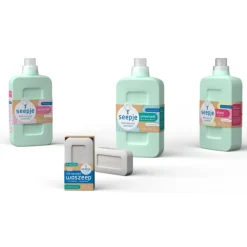 6x Vloeibaar Wasmiddel Universeel Sprankelende Jasmijn 23 Wasbeurten 1 liter Wasmiddel