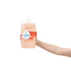 Wasverzachter<Seepje 6x Wasverzachter Sandelhout en Perzik 30 Wasbeurten 750 ml