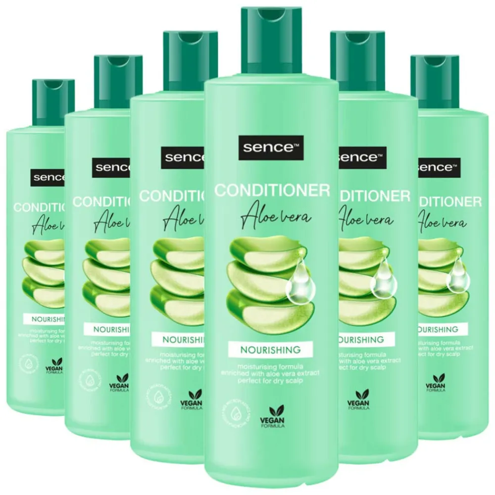 6x Aloë Vera Conditioner 400 ml^Sence New