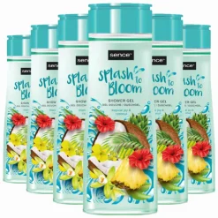 Online 6x Douchegel Tropical Joy & Coconut 300 ml Bad & Douche