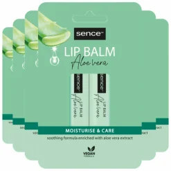 6x Lippenbalsem Aloë Vera 2 stuks^Sence Outlet