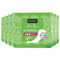 6x Maandverband Normaal Zonder Vleugels 12 stuks Intiemhygiëne