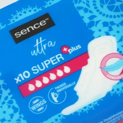 Intiemhygiëne<Sence 6x Maandverband Super Plus 10 stuks