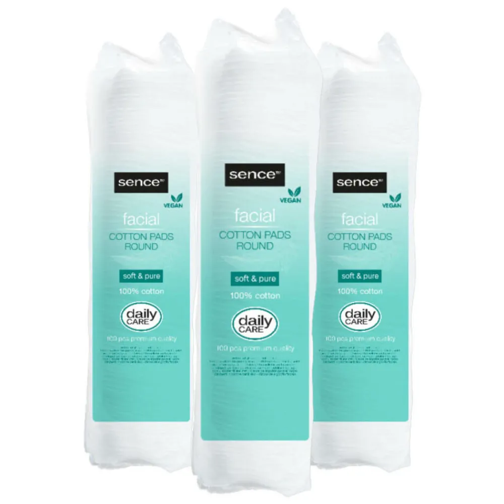 3x Wattenschijfjes Rond 100 stuks^Sence New