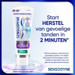 Best 6x Tandpasta Clinical Repair Deep Clean 75 ml Specialistische Mondverzorging|Spoelen & Poetsen