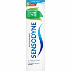 Specialistische Mondverzorging|Spoelen & Poetsen<Sensodyne 3x Tandpasta Fresh Mint 75 ml