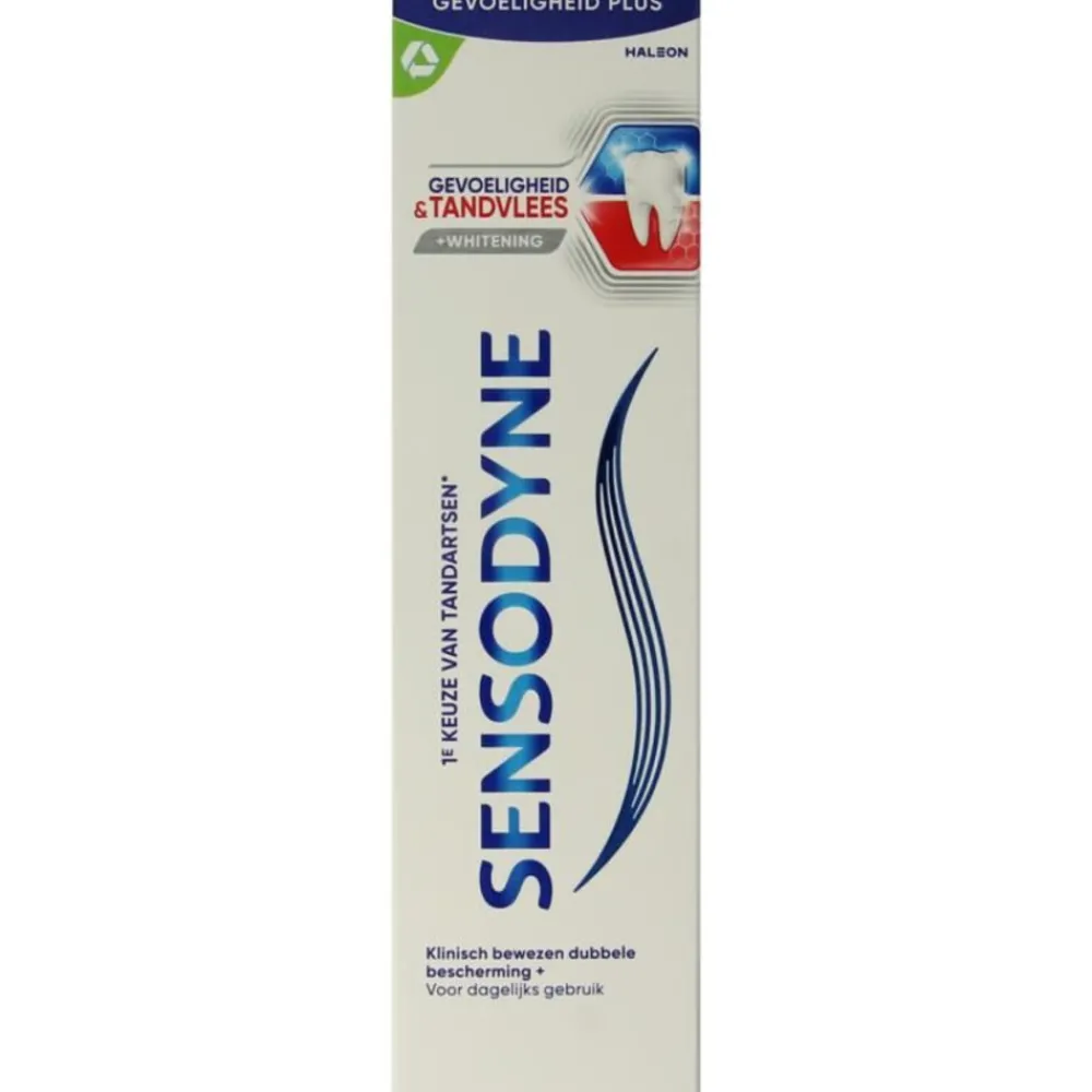 3x Tandpasta Gevoeligheid & Tandvlees Whitening 75 ml^Sensodyne New