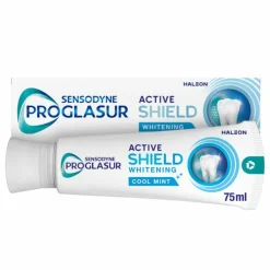 Specialistische Mondverzorging|Spoelen & Poetsen<Sensodyne 3x Tandpasta ProGlasur Active Shield Whitening 75 ml