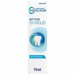 Clearance 6x Tandpasta ProGlasur Active Shield Whitening 75 ml Specialistische Mondverzorging|Spoelen & Poetsen