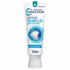 Clearance 6x Tandpasta ProGlasur Active Shield Whitening 75 ml Specialistische Mondverzorging|Spoelen & Poetsen