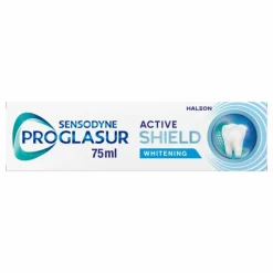 Clearance 6x Tandpasta ProGlasur Active Shield Whitening 75 ml Specialistische Mondverzorging|Spoelen & Poetsen