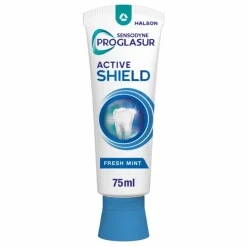 Specialistische Mondverzorging|Spoelen & Poetsen<Sensodyne 3x Tandpasta ProGlasur Active Shield Fresh Mint 75 ml