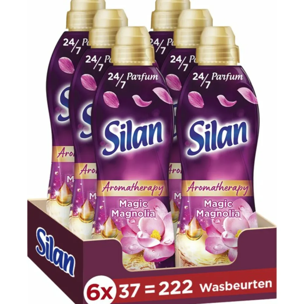 6x Wasverzachter Aroma Therapy Magic Magnolia 37 Wasbeurten 851 ml^Silan Clearance