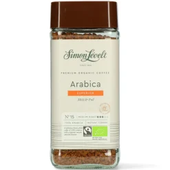 Koffie<Simon Levelt 3x Oploskoffie 100% Arabica 100 gr