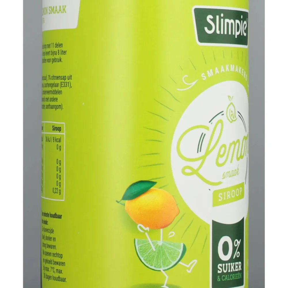 Siropen & Zoetstoffen|Dranken<Slimpie 3x Siroop Lemon 650 ml