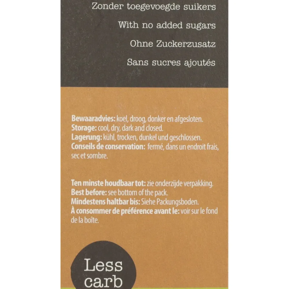 New 3x Lijnzaad Crackers Less Carb 125 gr Brood & Crackers