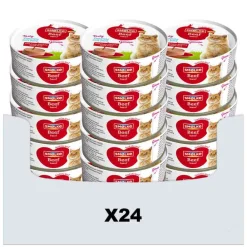 Sale 24x Kattenvoer Soft Paté Rund 80 gr Kattenvoer