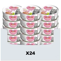 Kattenvoer<Smolke 24x Kattenvoer Soft Paté Kalkoen 80 gr