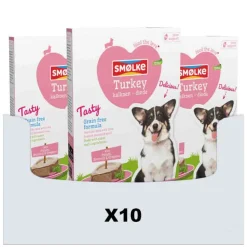 Sale 10x Vers Gestoomd Hondenvoer Nat Turkey 395 gr Hondenvoer