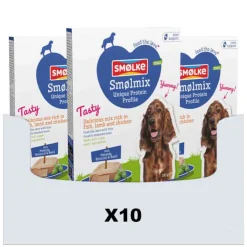 Hondenvoer<Smolke 10x Vers Gestoomd Hondenvoer Nat Smølmix 395 gr