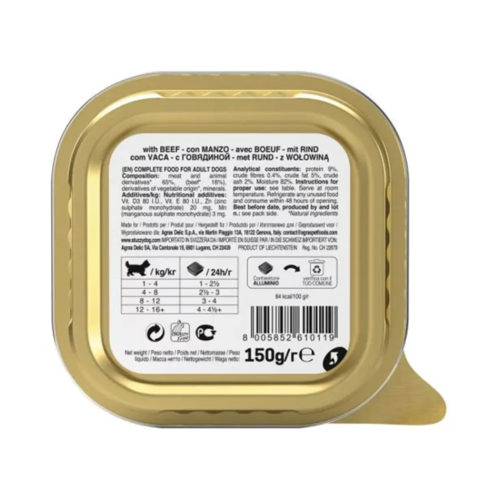 Outlet 22x Hondenvoer Paté Rund 150 gr Hondenvoer