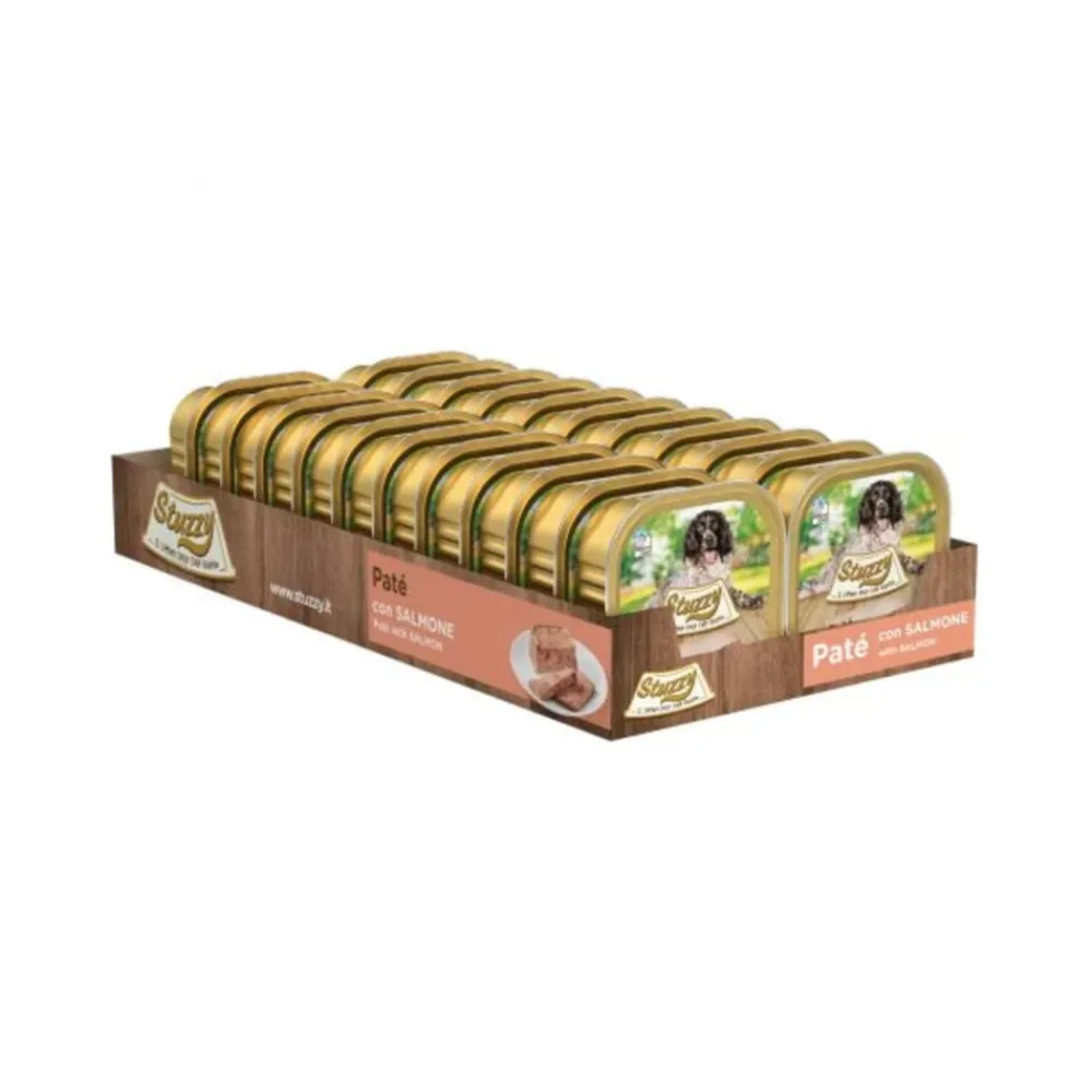 22x Hondenvoer Paté Zalm 150 gr^Stuzzy