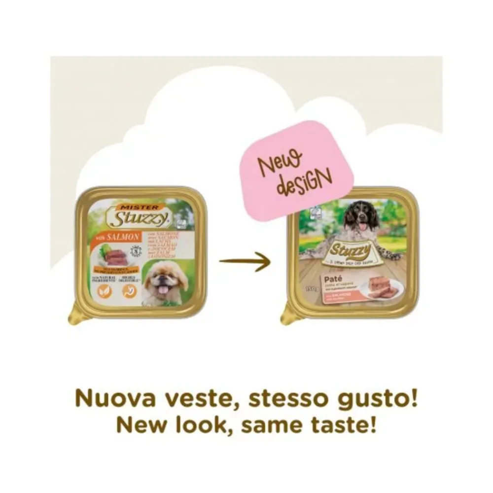 22x Hondenvoer Paté Zalm 150 gr^Stuzzy
