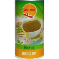 Hot 3x Glutenvrij Groentenbouillon zonder Zout 260 gr Soepen & Sauzen|Glutenvrij