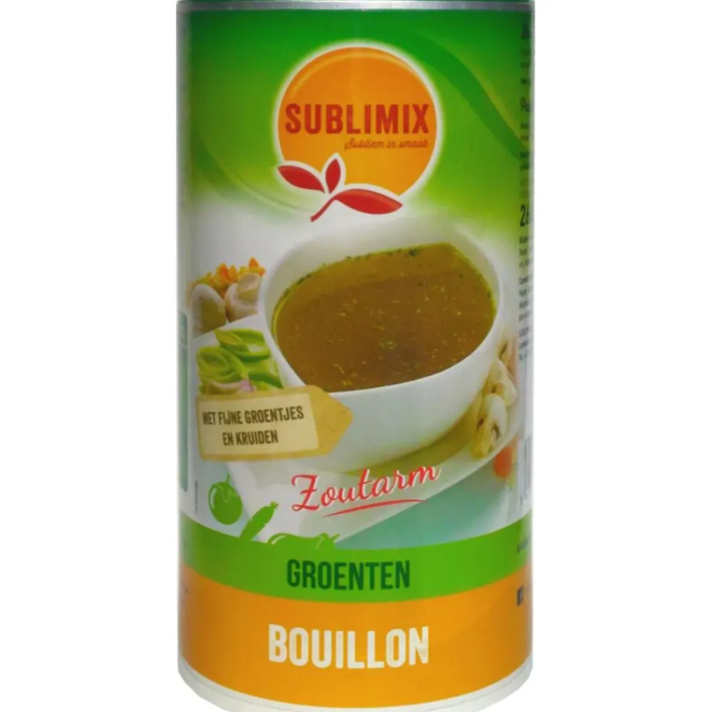 Hot 3x Glutenvrij Groentenbouillon zonder Zout 260 gr Soepen & Sauzen|Glutenvrij