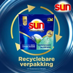 7x Brilliant Shine+ All-in 1 Vaatwascapsules 26 stuks^Sun Clearance