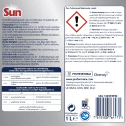 Handafwas<Sun Professional 6x Handafwasmiddel Pro Formula 1 liter