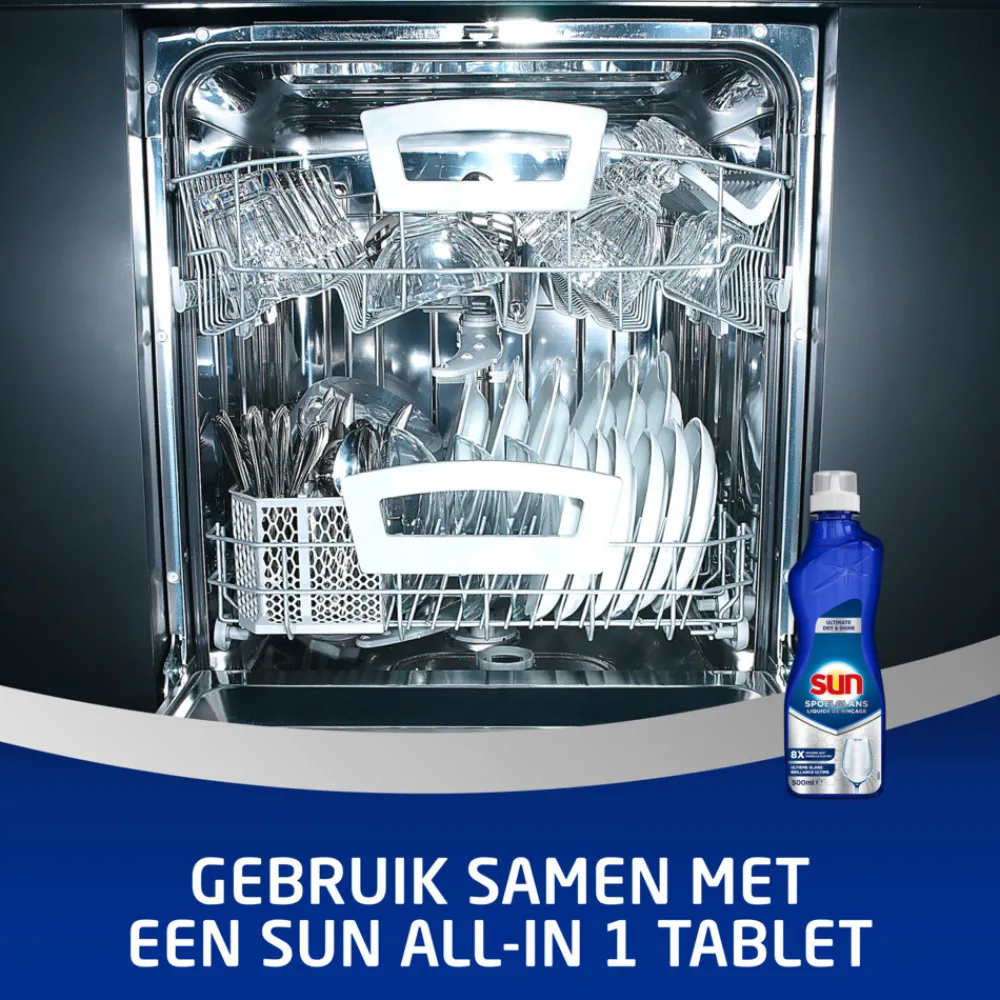 Machineafwas<Sun 16x Spoelglansmiddel Dry & Shine 500 ml