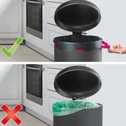 Huishoud & Vuilniszakken<Swirl 6x Pedaalemmerzakken met Fixeerband 60 liter 10 stuks