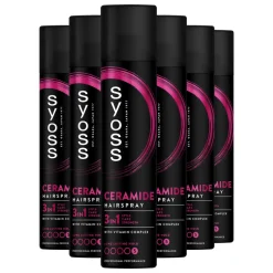 6x Ceramide Haarspray 300 ml^Syoss Discount