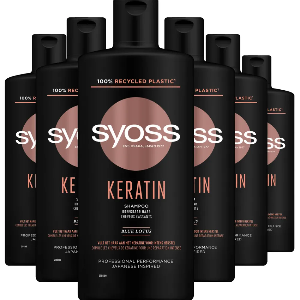 Shampoo<Syoss 6x Keratin Shampoo 440 ml