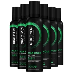 6x Max Hold Haarmousse 250 ml^Syoss Clearance