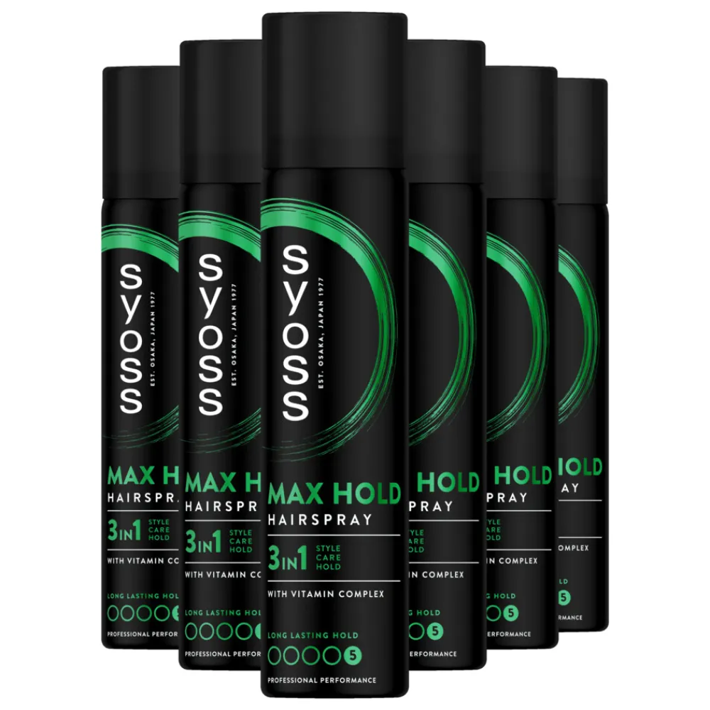 Haarstyling<Syoss 6x Max Hold Haarspray 300 ml