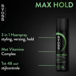 Haarstyling<Syoss 6x Max Hold Haarspray 300 ml