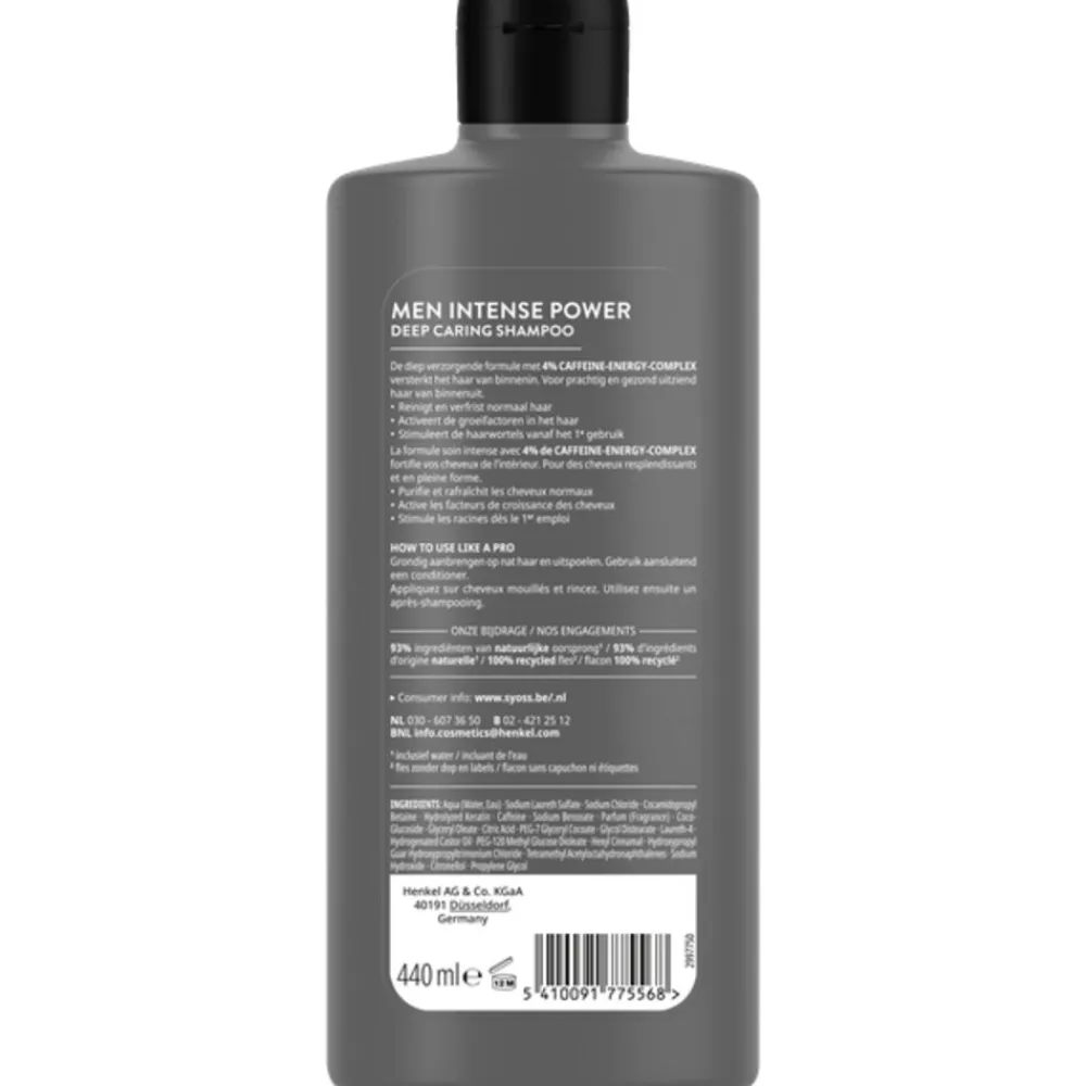 Shampoo<Syoss 6x Men Power Shampoo 440 ml