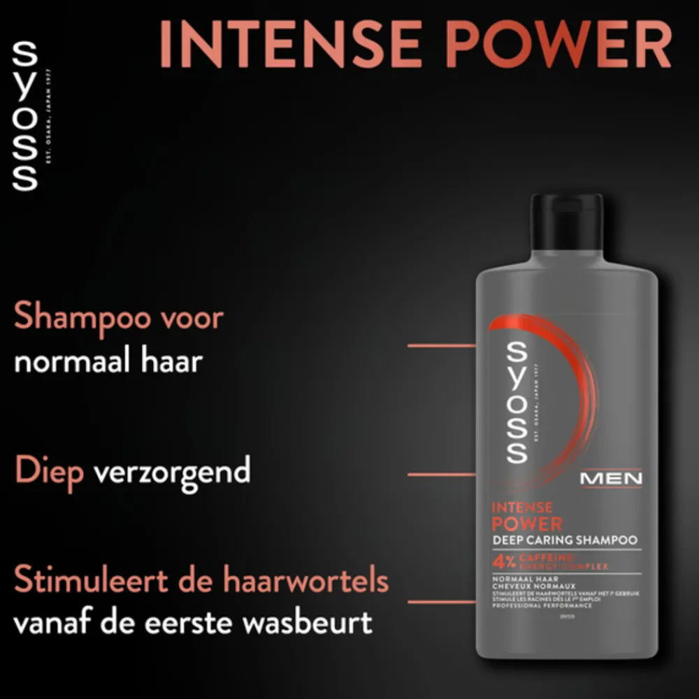 Shampoo<Syoss 6x Men Power Shampoo 440 ml