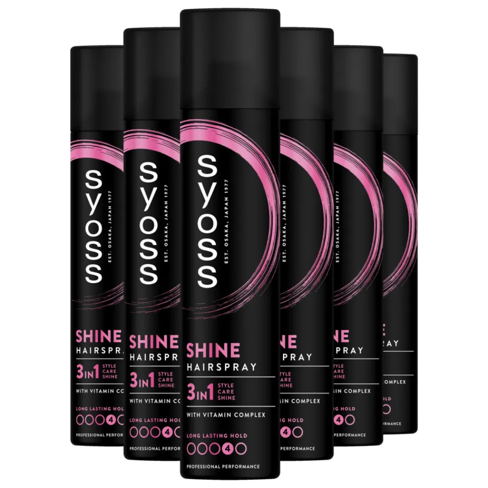 Best 6x Shine Hold Haarspray 300 ml Haarstyling