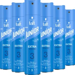 6x Junior Hairspray Extra Strong 250 ml^Taft Online