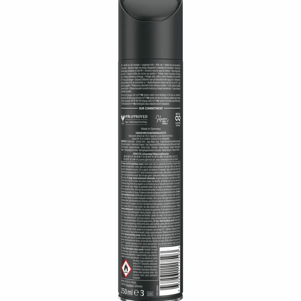 Hot 6x Power Invisible Hairspray 250 ml Haarstyling