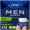 3x Men Active Fit Pants Plus S/M 12 stuks^TENA Outlet