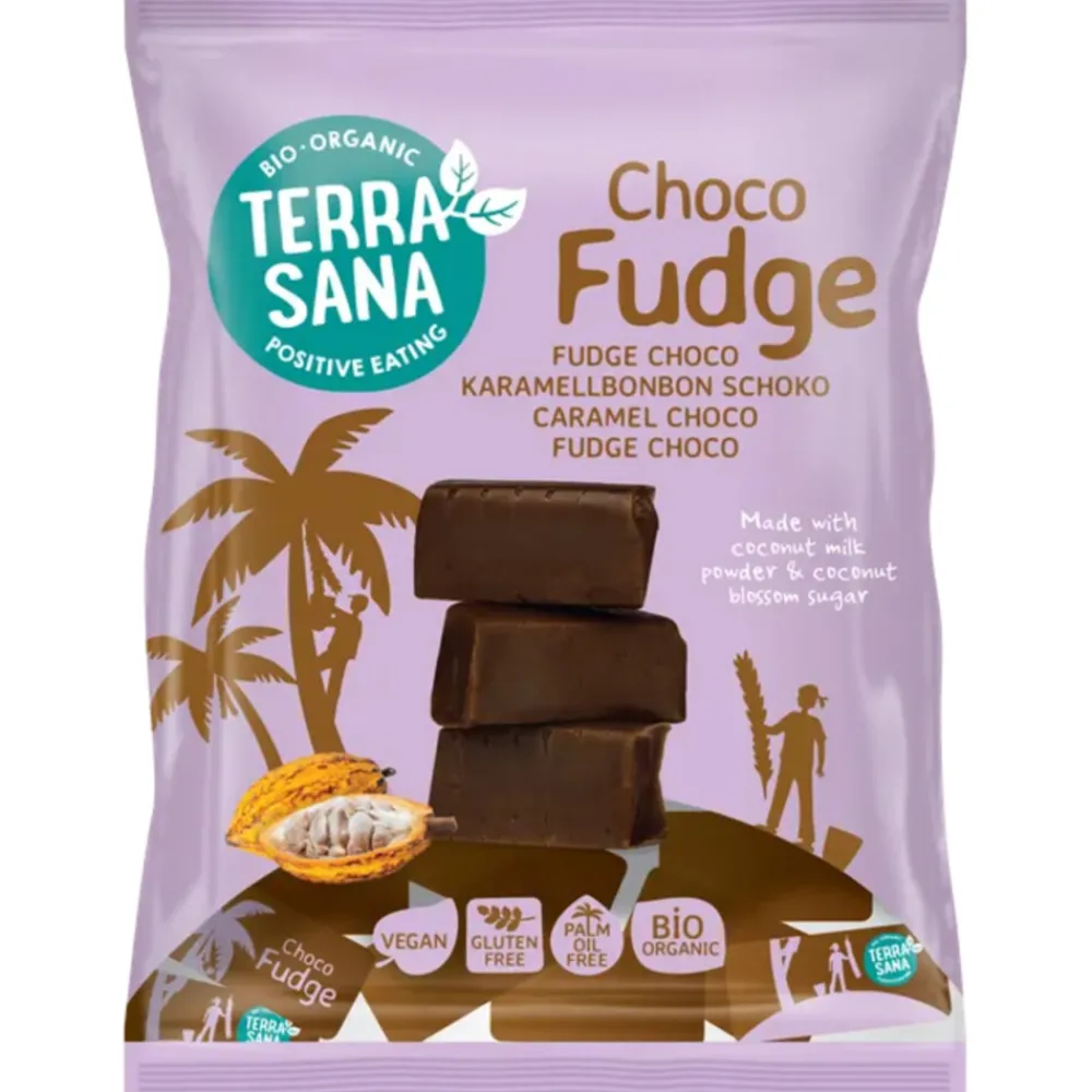Snoep|Chocolade<Terrasana 2x Fudge Choco 150 gr